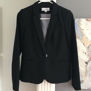 Calvin Klein classic fitted blazer jacket
